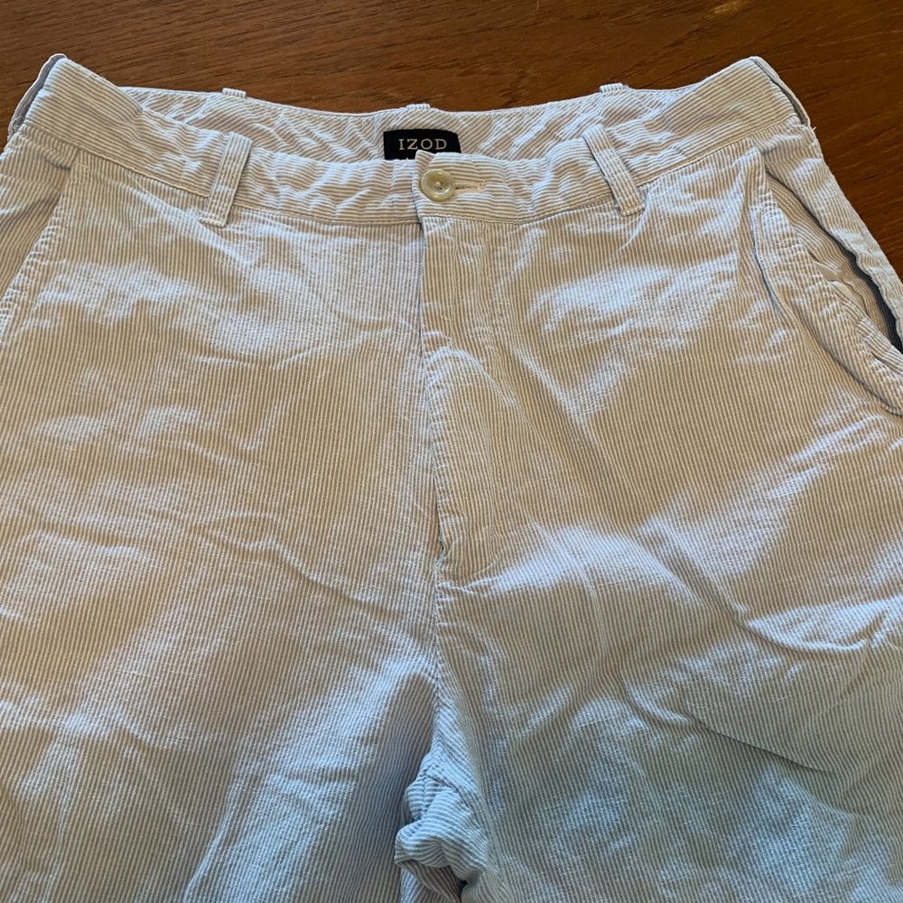 Linen Blend Seersucker Izod Pants Sz 32